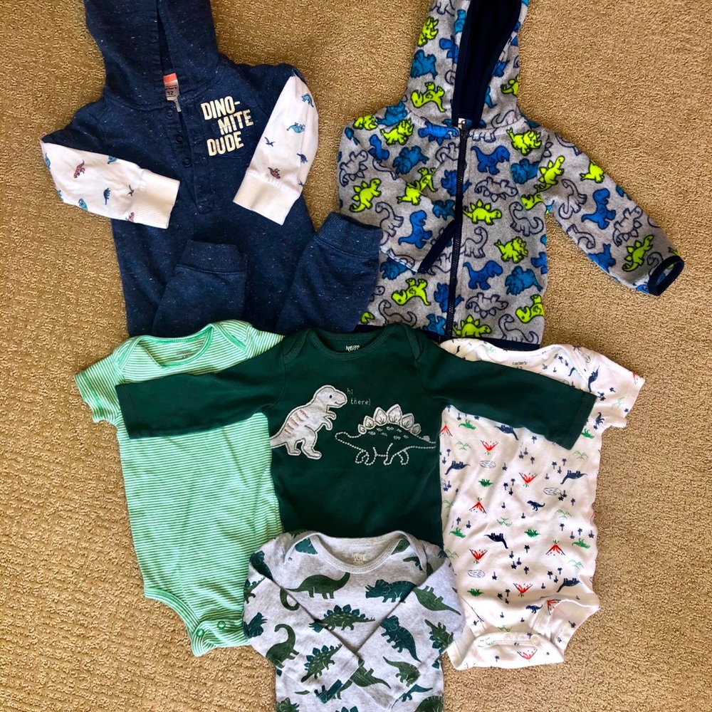 Dinosaur Baby Outfit Lot